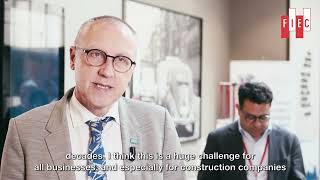 FIEC Interview with Niko Demeester  Embuild CEO [upl. by Lezti]