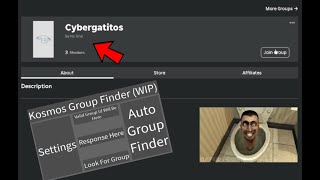 Best free roblox group finder Kosmo finder game [upl. by Kimon]