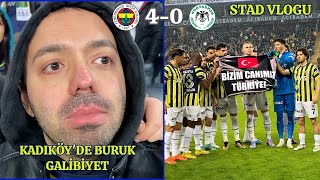 FENERBAHÇE VS KONYASPOR  KADIKÖYDE TEPKİ  STADYUM VLOGU [upl. by Eibba826]