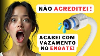 Não Acreditei até FAZER Vazamento no engate flexível [upl. by Kaufman]