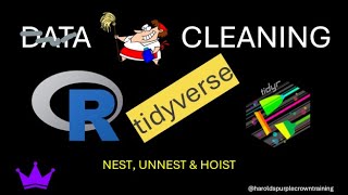 Data Cleaning in R Tidyr Nest Unnest amp Hoist [upl. by Eneluj]