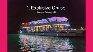 5 Best Dhow Cruise In Dubai Marina  Places To Visits In Dubai [upl. by Sal651]