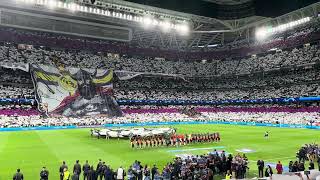 Incredible Santiago Bernabeu  Real Madrid vs Manchester City 33  Champions League Anthem [upl. by Nerret]