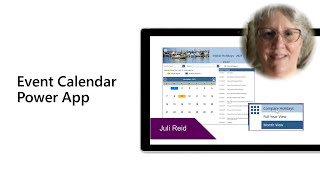 Event Calendar Power App [upl. by Nicram42]