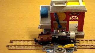 GeoTrax Working Town Train Railway Playset [upl. by Phelan]