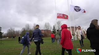 Fleming College  Remembrance Day 2024 [upl. by Anelad584]