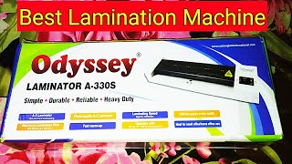 Best Lamination Machine Only 2300  Odyssey Lamination A330S Machine review [upl. by Papke158]