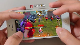 29 kill br rank Iphone 6s Free Fire Handcam gameplay DPI MACRO 16 gb ram test 🔥 [upl. by Ingra]