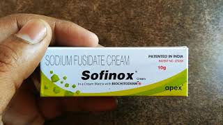 Sofinox Cream Uses Hindi  Sofinox cream  Sodium Fusidate Cream  Fusidate cream [upl. by Ailekahs]