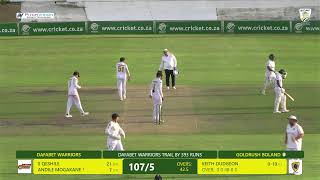 CSA 4Day Series  Division 1  Goldrush Boland vs Dafabet Warriors  Day 2 [upl. by Atnim]