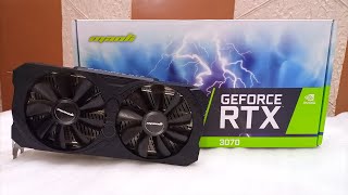 Manli GeForce RTX 3070 Unboxing  Furmark Stress Test [upl. by Markowitz22]