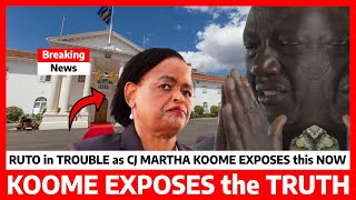 Ruto Kwisha‼️MARTHA KOOME Exposes SHOCKING truth RUTO in TROUBLE as COURT responds DETAILS emerge [upl. by Salamanca]