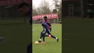 BRILLIANT RUN amp FINISH FROM GABRIEL JESUS IN TRAINING 🔥 arsenal [upl. by Farlay]