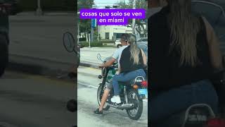 Cubanos en motos y autos de la Rusia comunista por todo Miami [upl. by Nyltac]