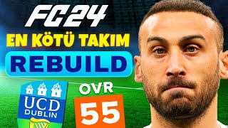 DÜNYANIN EN KÖTÜ TAKIMINI EN İYİSİ YAPMAK  FC 24 EN KÖTÜ TAKIM REBUILD  KARİYER MODU [upl. by Temple]