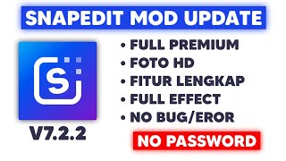 UPDATE‼️ snapedit mod apk terbaru 2024 no password and mobile legends [upl. by Bunker]