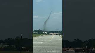 Dark Dust Devil Swirls Near Myrtle Beach South Carolina [upl. by Pappas692]