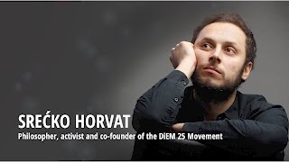 Interview with Srećko Horvat on Social Movements Political Activism amp DiEM 25 [upl. by Ymas]