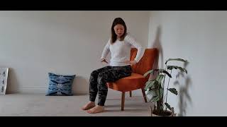 Sitting Isolated Hip Flexor Lifts exercise  Egoscue Method [upl. by Yorle]