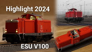 ESU 31575 H0 V100 Baureihe 212 der DB mit Sound Rauch und Lichtfunktionen [upl. by Riana]