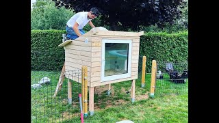 Dieser Hühner Stall sieht nach 5 Minuten wieder wie neu aus hühnerstall chickencoop [upl. by Koral]