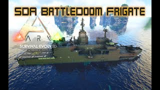 ArkSE  Battleship Motorboat  quotThe SDA BattleDooM Frigatequot  Xbox No Mods [upl. by Bergren]