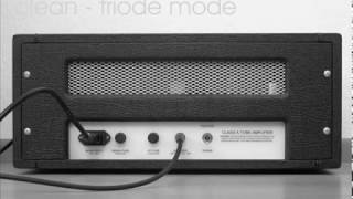 Handmade AX84 P1 tube amp  pentodetriode mode [upl. by Jaret484]