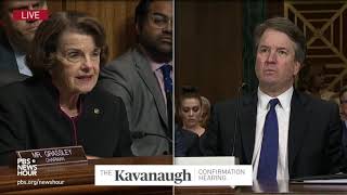 Kavanaugh to Feinstein I wanted a hearing the next day [upl. by Bradney81]