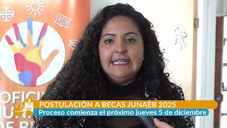 Llamado Postulación Beca Junaeb 2025 [upl. by Wilmott690]