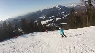 Mariazell Bürgeralpe Piste 1 NordWestAbfahrt [upl. by Laina]