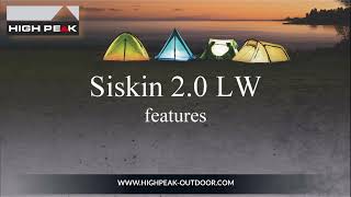 High Peak 10330 Siskin 20 LW setup and feature video [upl. by Nylg]