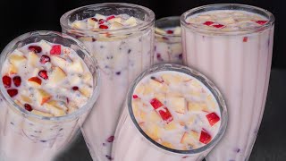 Milk Sharbat  Ramadan Iftar Recipe  Refreshing amp Delicious Milk Fruit Drinks  Milk Shake Recipe [upl. by True]