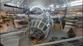 Boeing B29 Enola Gay  WalkTour l National Air and Space Museum l Steven F UdvarHazy Center [upl. by Gant]