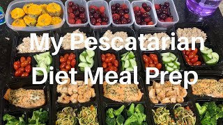 My Pescatarian Diet Meal Prep Week 1 [upl. by Atiragram740]