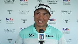 Hideki Matsuyama Thursday Interview 2024 Fedex St Jude Championship © PGA Tour [upl. by Siddon]