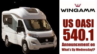 Special Announcement Wingamm US Oasi 5401 on What’s Up Wednesday Travel Show [upl. by Trudnak30]