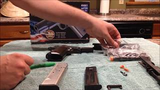 KWC airsoft 1911A1 GSG 22lr Conversion 1000 Round Review [upl. by Haem14]