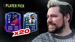 20 x CAMPAIGN BAG PLAYER PICK PACKS [upl. by Bennink80]