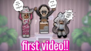 PLAYING DTI WITH TRIPLETS II DRESS TO IMPRESS ROBLOX FUNNY II dti dresstoimpress funny [upl. by Eupheemia]