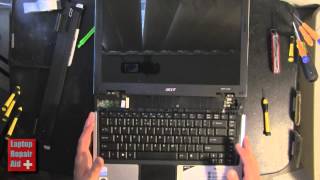 ACER ASPIRE 5570Z KEYBOARD REMOVAL [upl. by Kristina]