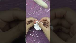 DIY Paper Daisy Flower  Cute daisy flower with paper [upl. by Asilrak872]