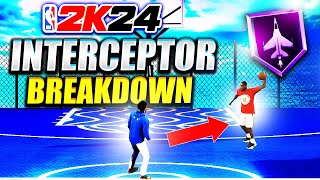 Interceptor Badge Breakdown What tier do you need this badge on your Build in NBA 2K24 [upl. by Elita]