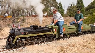 Firing up and running the Canadian National 6060 482 live steam locomotive [upl. by Ellac]