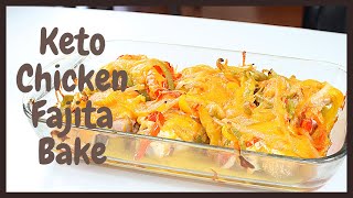 Keto Chicken Fajita Bake [upl. by Gabey]