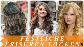 Aktuelle flechtfrisuren mit locken frauen [upl. by Cutter]