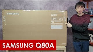 TV QLED Q80A 2021  Unboxing e LIGANDO pela PRIMEIRA VEZ [upl. by Euqinemod429]