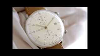 Junghans Max Bill Chronoscope 027450200 [upl. by Milson203]