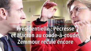 Présidentielle  Pécresse et Macron au coudeàcoude Zemmour recule encore [upl. by Salena693]