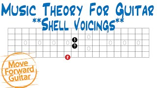 Music Theory for Guitar  Shell Voicings [upl. by Brindell]