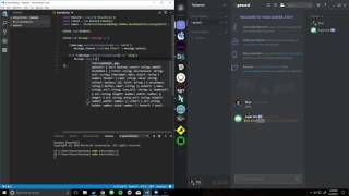 Discord Bot Tutorial  How to have a Discord Bot read messages and respond back [upl. by Mulry]